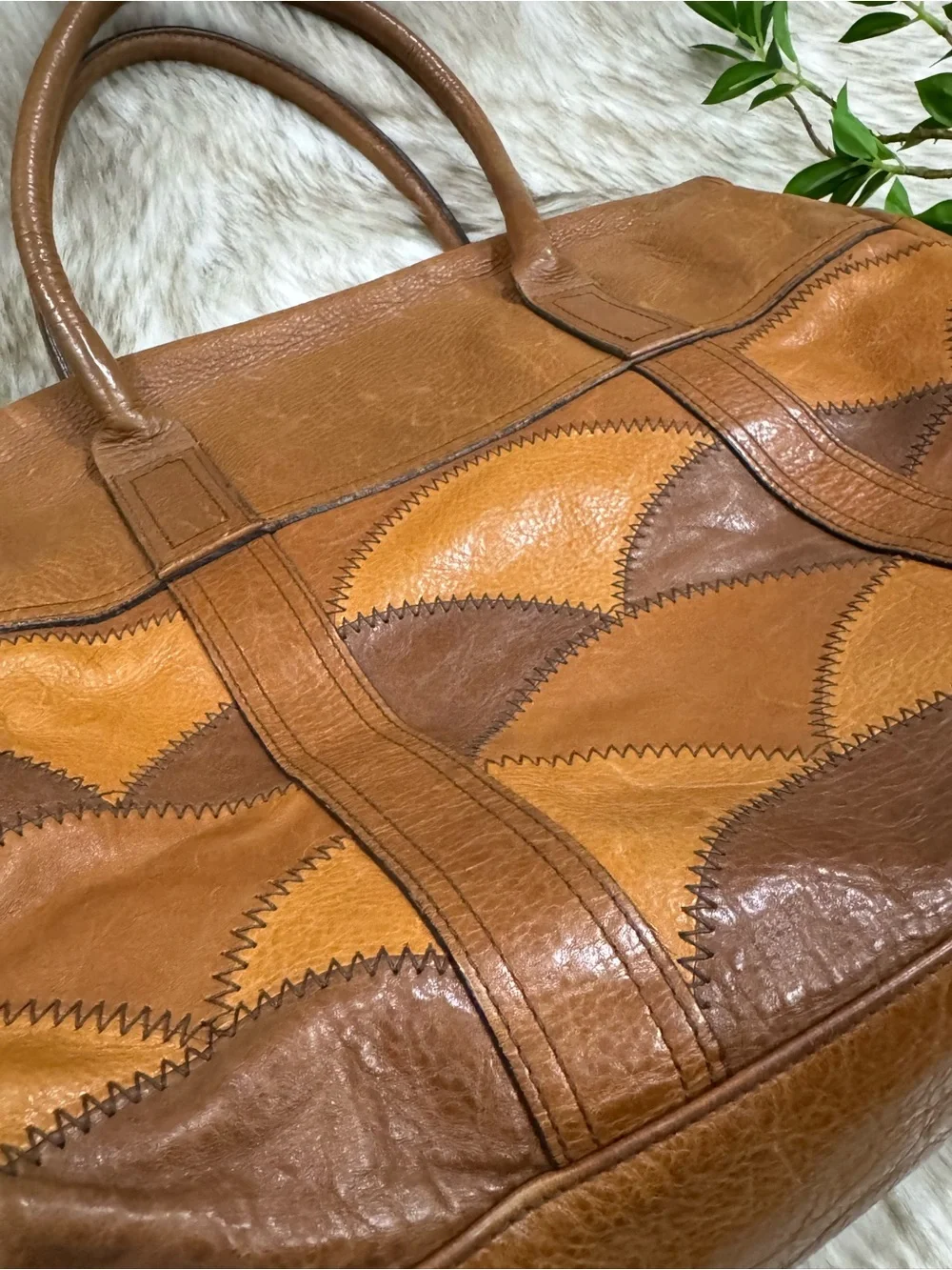 Mulberry Rio Patchwork Bayswater Leather Bag